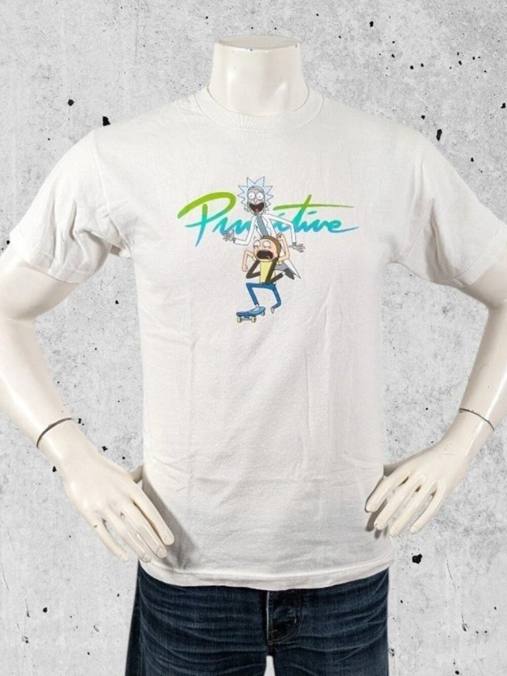 Primitive Apparel T Shirt Size Medium Rick & Morty Edition Tee Adult Swim